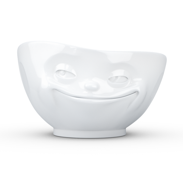 58 Fiftyeight - Schale 500 ml - grinsend - weiß