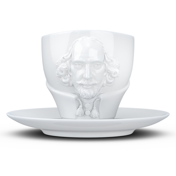 58 Fiftyeight - Talenttasse Shakespeare - weiß