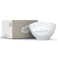 58 Fiftyeight - Schale 500 ml - lachend - weiß
