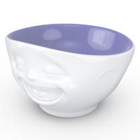 58 Fiftyeight - Schale 500 ml - lachend - innen lavendel