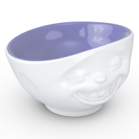 58 Fiftyeight - Schale 500 ml - lachend - innen lavendel