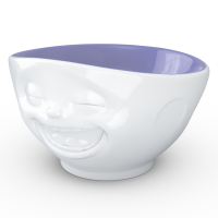 58 Fiftyeight - Schale 500 ml - lachend - innen lavendel