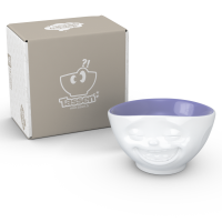 58 Fiftyeight - Schale 500 ml - lachend - innen lavendel