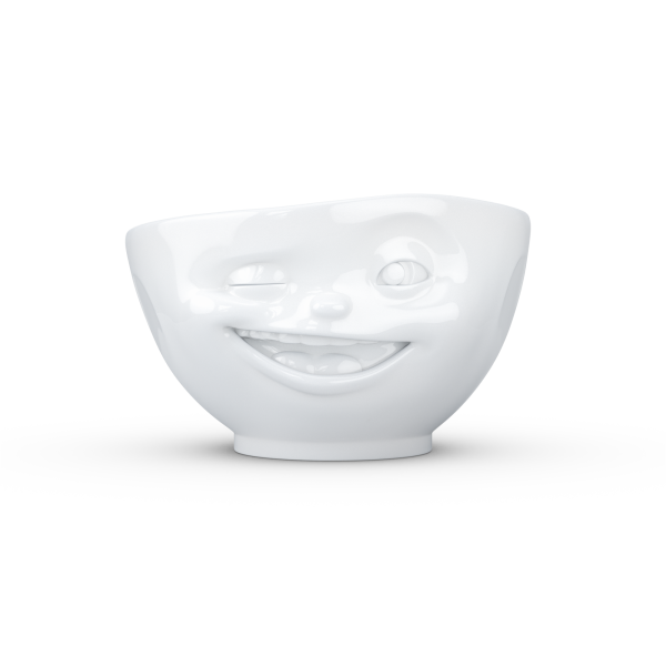 58 Fiftyeight - Schale 500 ml - zwinkernd - weiß