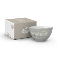 58 Fiftyeight - Schale 500 ml - zwinkernd - außen grau