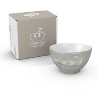 58 Fiftyeight - Schale 500 ml - zwinkernd - außen grau