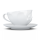 58 Fiftyeight - Kaffeetasse 200 ml - glücklich - weiß