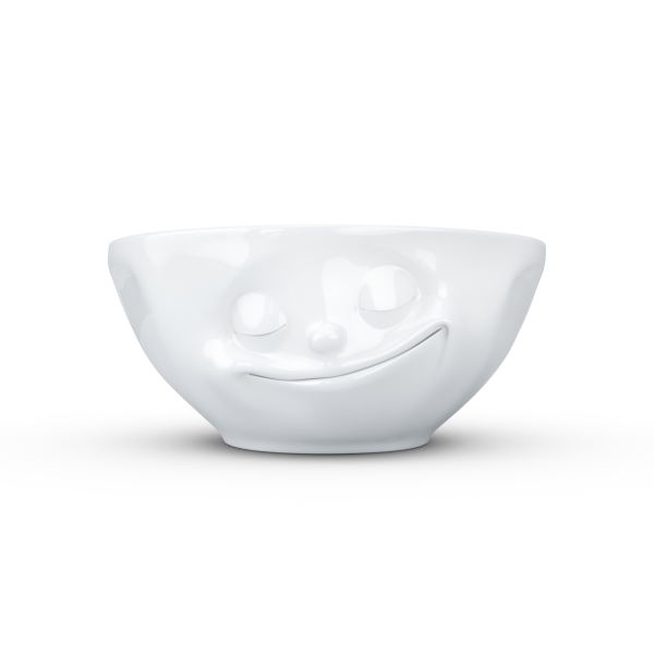 58 Fiftyeight - Schale 350 ml - glücklich - weiß