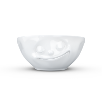 58 Fiftyeight - Schale 350 ml - glücklich - weiß