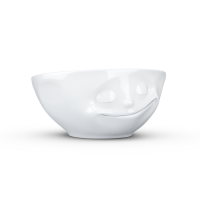 58 Fiftyeight - Schale 350 ml - glücklich - weiß