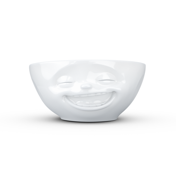 58 Fiftyeight - Schale 350 ml - lachend - weiß