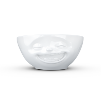 58 Fiftyeight - Schale 350 ml - lachend - weiß