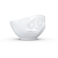 58 Fifteight - Schale 1000 ml - glücklich - weiß