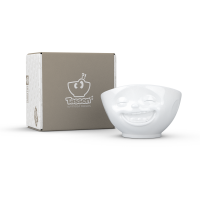 58 Fiftyeight - Schale 1000 ml - lachend - weiß