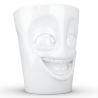 58 Fiftyeight - Henkelbecher 350 ml - witzig - weiß