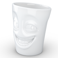58 Fiftyeight - Henkelbecher 350 ml - witzig - weiß