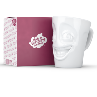 58 Fiftyeight - Henkelbecher 350 ml - witzig - weiß