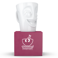 58 Fiftyeight - Henkelbecher 350 ml - witzig - weiß