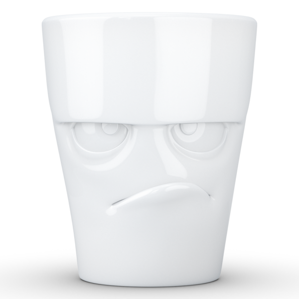 58 Fiftyeight - Henkelbecher 350 ml - grummelig - weiß