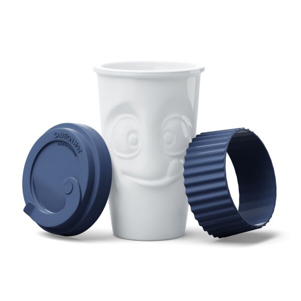58 Fiftyeight - To Go Becher 400 ml - lecker - navy
