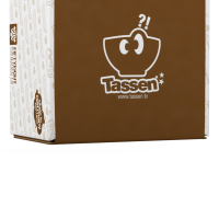 58 Fiftyeight - Espressobecher mit Henkel 80 ml - verschmitzt - weiß