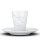 58 Fiftyeight - Espressobecher mit Henkel 80 ml - verschmitzt - weiß
