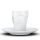 58 Fiftyeight - Espressobecher mit Henkel 80 ml - verschmitzt - weiß
