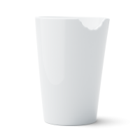 58 Fiftyeight - Becher 400 ml - mit Biss - weiß