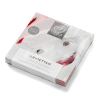 58 Fiftyeight - Lunchserviette - Weihnachtszinnober