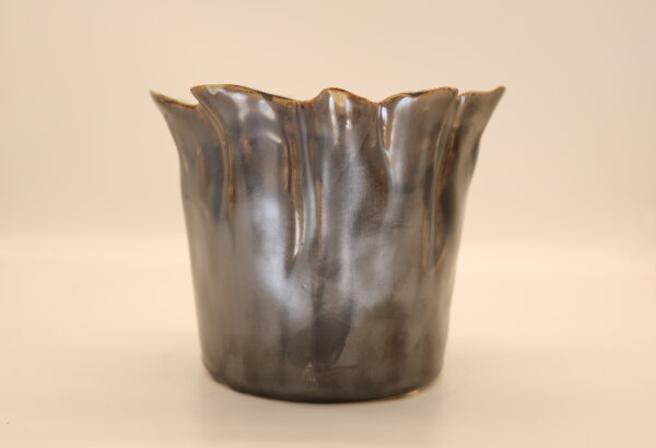 Vase metallic feeartig