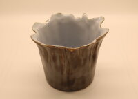 Vase metallic feeartig
