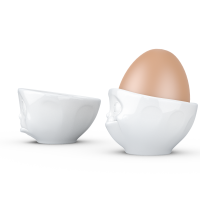 58 Fiftyeight - Eierbecher Set - och bitte & lecker - weiß