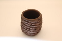Vase braun