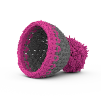 58 Fiftyeight - Eierbechermützchen - grau/ magenta
