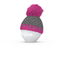 58 Fiftyeight - Eierbechermützchen - grau/ magenta