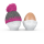 58 Fiftyeight - Eierbechermützchen - grau/ magenta