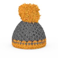 58 Fiftyeight - Eierbechermützchen - grau/ orange