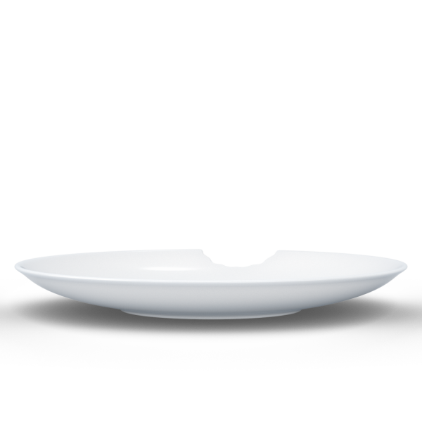 58 Fiftyeight - tiefer Teller 2er Set 24 cm - mit Biss - weiß