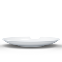 58 Fiftyeight - tiefer Teller 2er Set 24 cm - mit Biss - weiß