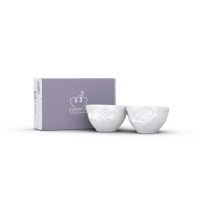 58 Fiftyeight - kleines Schälchen 2er Set 100 ml - glücklich & verträumt - weiß