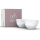 58 Fiftyeight - mittleres Schälchen 2er Set 200 ml - lecker & verpennt - weiß