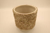 Vase mit braunem Muster