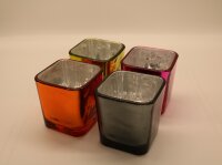 Teelichthalter Set bunt