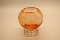 Teelichthalter rund orange