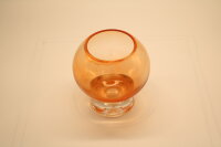 Teelichthalter rund orange