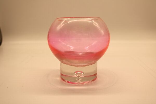 Teelichthalter rund pink