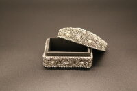 Schmuckkästchen klein sibler-glitzernd